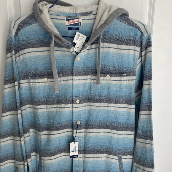 johnnie-O Other - NWT Blue button up hoodie